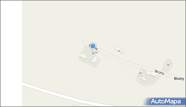Bruny, Bruny, 42, mapa Bruny