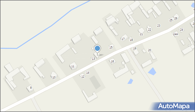 Bruszewo, Bruszewo, 13A, mapa Bruszewo