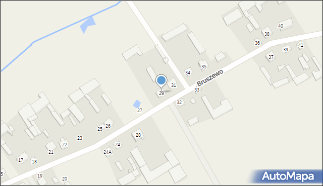 Bruszewo, Bruszewo, 29, mapa Bruszewo