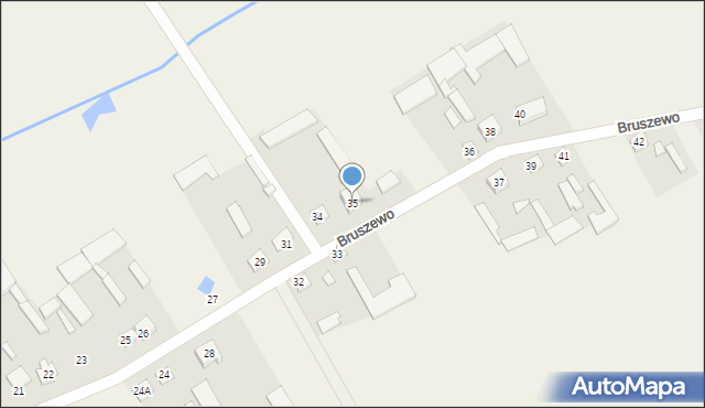 Bruszewo, Bruszewo, 35, mapa Bruszewo