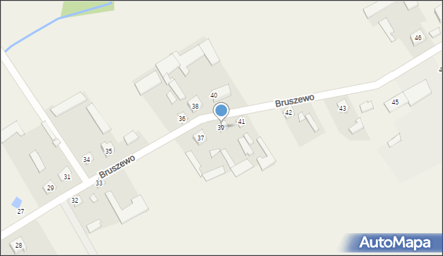 Bruszewo, Bruszewo, 39, mapa Bruszewo