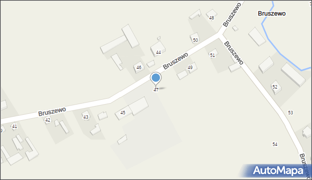 Bruszewo, Bruszewo, 47, mapa Bruszewo
