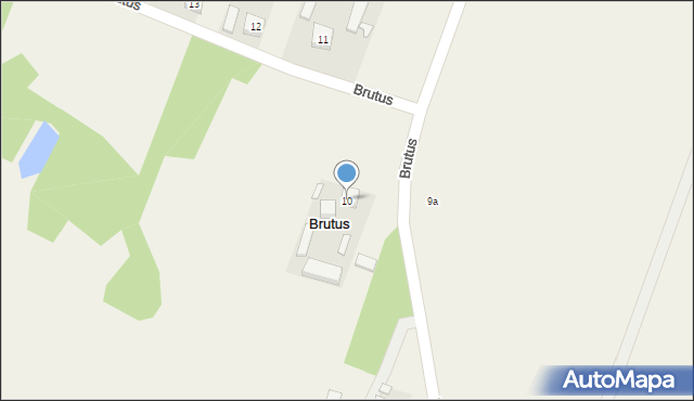 Brutus, Brutus, 10, mapa Brutus