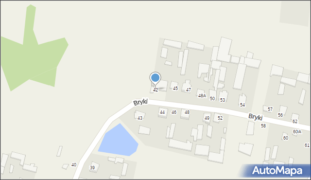 Bryki, Bryki, 45a, mapa Bryki
