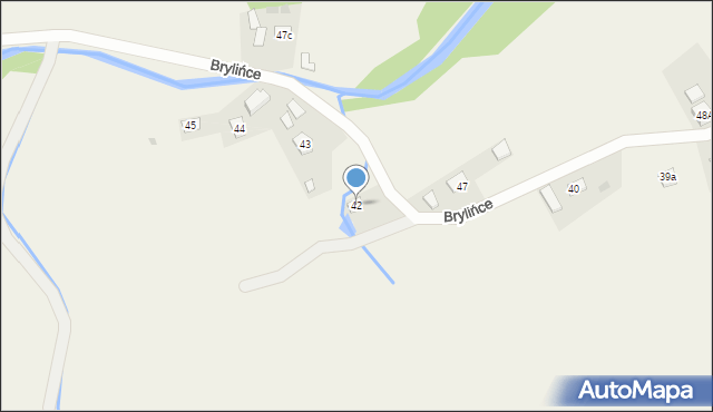 Brylińce, Brylińce, 42, mapa Brylińce