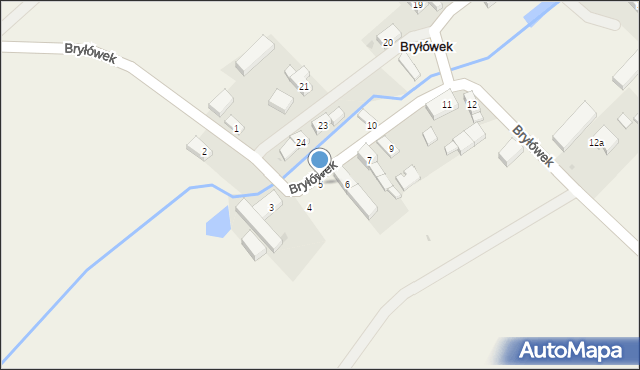 Bryłówek, Bryłówek, 5, mapa Bryłówek