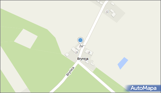 Brynica, Brynica, 15a, mapa Brynica