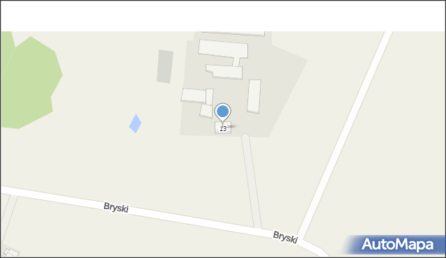 Bryski, Bryski, 13, mapa Bryski
