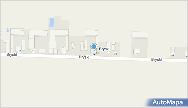 Bryski, Bryski, 14, mapa Bryski