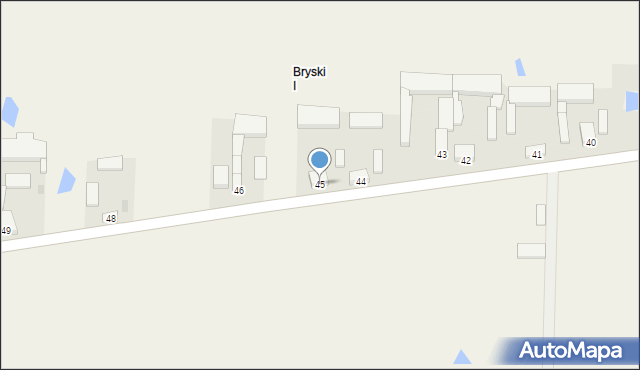 Bryski, Bryski, 45, mapa Bryski