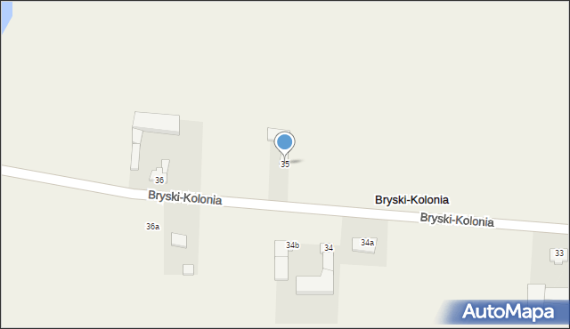 Bryski-Kolonia, Bryski-Kolonia, 35, mapa Bryski-Kolonia