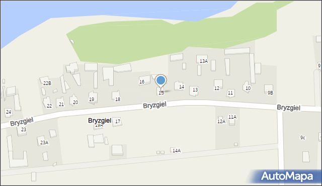 Bryzgiel, Bryzgiel, 15, mapa Bryzgiel