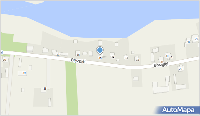 Bryzgiel, Bryzgiel, 35, mapa Bryzgiel