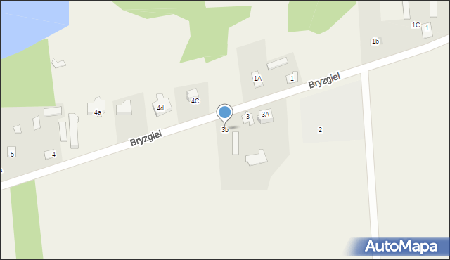 Bryzgiel, Bryzgiel, 3b, mapa Bryzgiel