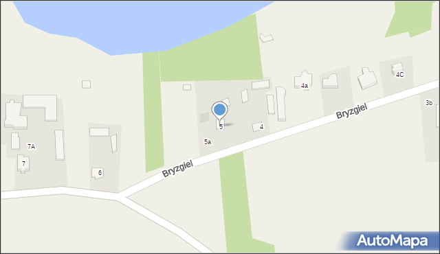 Bryzgiel, Bryzgiel, 5, mapa Bryzgiel