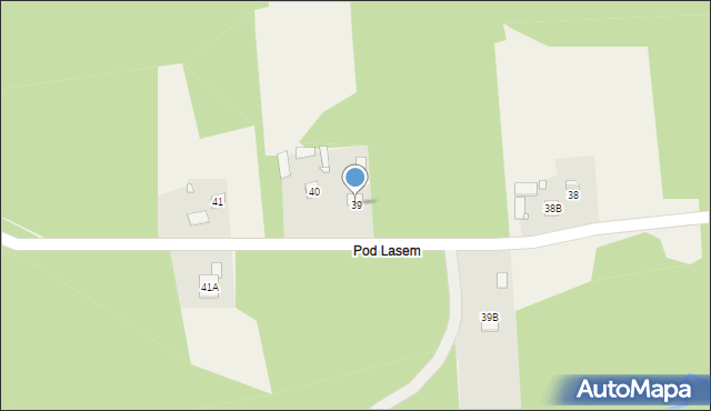 Bryzgów, Bryzgów, 39, mapa Bryzgów