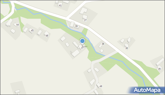 Brzana, Brzana, 47, mapa Brzana