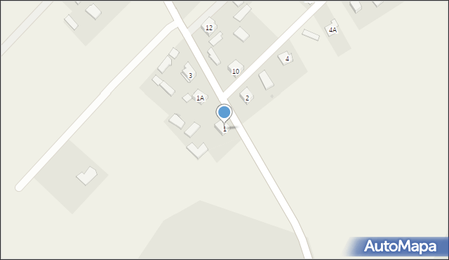 Brzechów, Brzechów, 1, mapa Brzechów