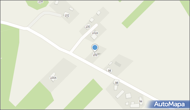 Brzechów, Brzechów, 101, mapa Brzechów