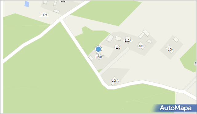 Brzechów, Brzechów, 110B, mapa Brzechów