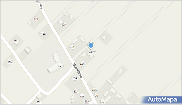Brzechów, Brzechów, 44b, mapa Brzechów