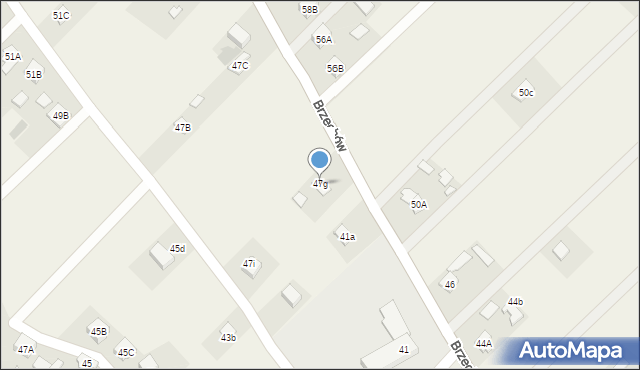 Brzechów, Brzechów, 47g, mapa Brzechów