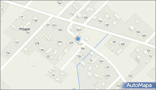 Brzechów, Brzechów, 59b, mapa Brzechów