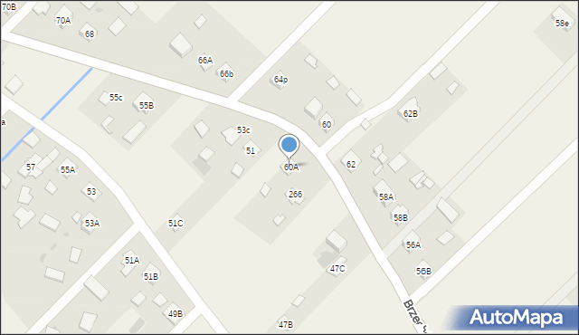 Brzechów, Brzechów, 60A, mapa Brzechów