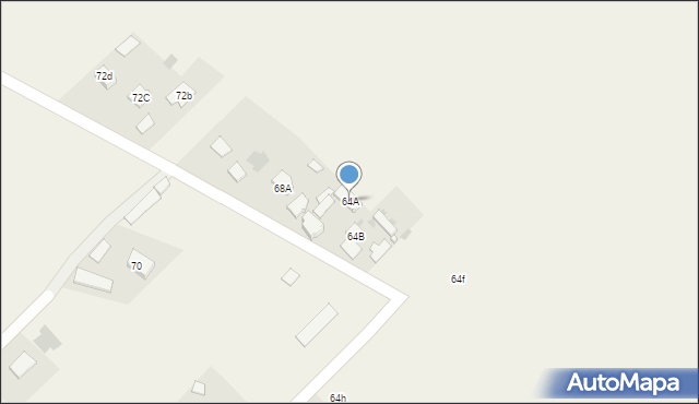 Brzechów, Brzechów, 64A, mapa Brzechów