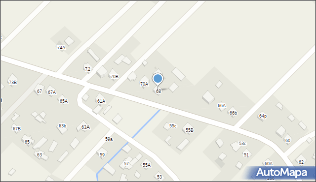 Brzechów, Brzechów, 68, mapa Brzechów