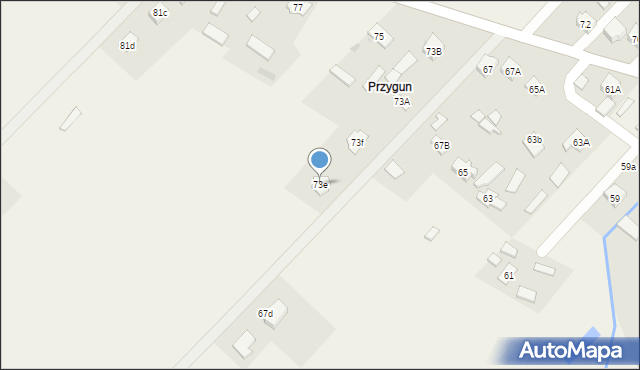 Brzechów, Brzechów, 73e, mapa Brzechów