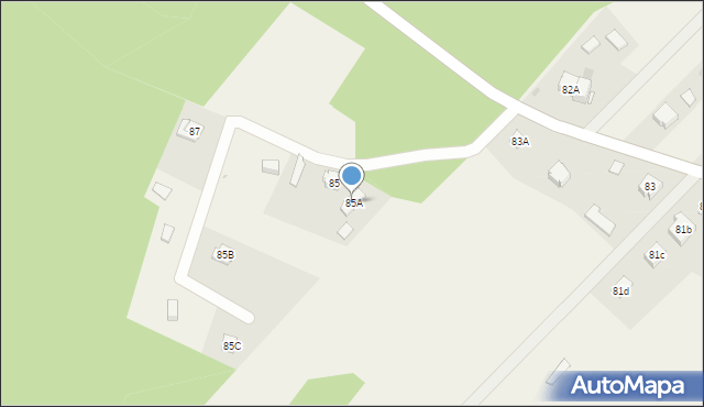 Brzechów, Brzechów, 85A, mapa Brzechów