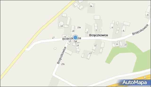 Brzęczkowice, Brzęczkowice, 14a, mapa Brzęczkowice
