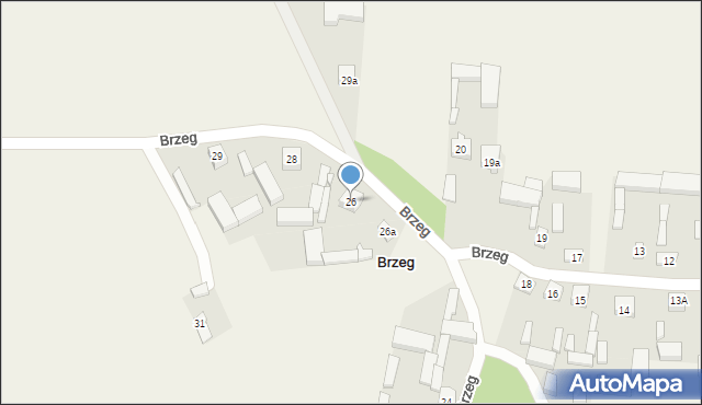 Brzeg, Brzeg, 26, mapa Brzeg