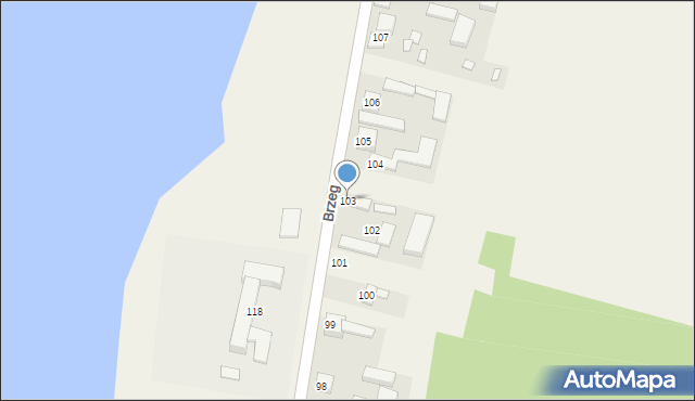 Brzeg, Brzeg, 103, mapa Brzeg