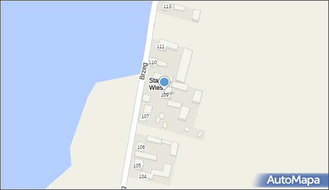 Brzeg, Brzeg, 109, mapa Brzeg