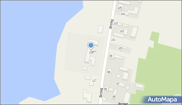Brzeg, Brzeg, 118, mapa Brzeg