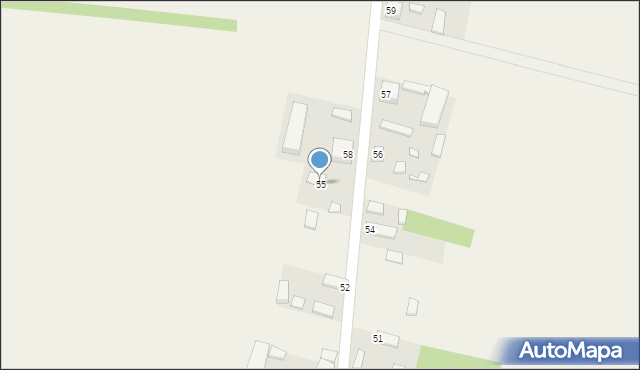 Brzeg, Brzeg, 55, mapa Brzeg