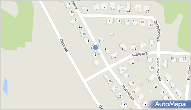 Brzeg Dolny, Brzozowa, 4, mapa Brzeg Dolny