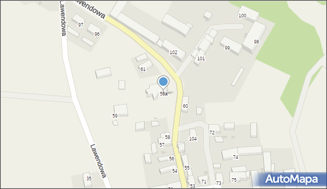 Brzeg Głogowski, Brzeg Głogowski, 59a, mapa Brzeg Głogowski