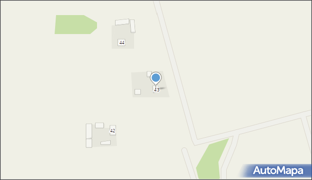 Brzegi, Brzegi, 43, mapa Brzegi