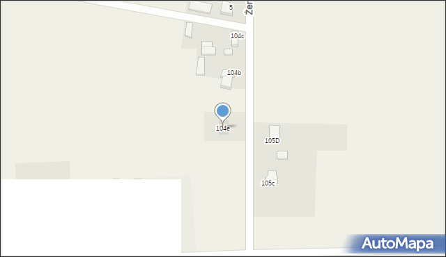 Brzegi, Brzegi, 104e, mapa Brzegi