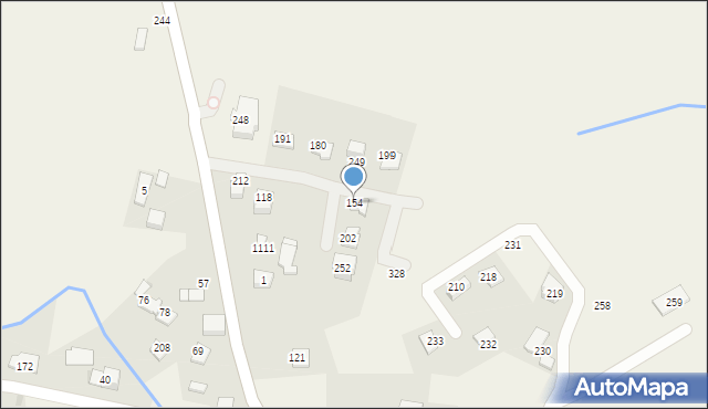 Brzegi, Brzegi, 154, mapa Brzegi