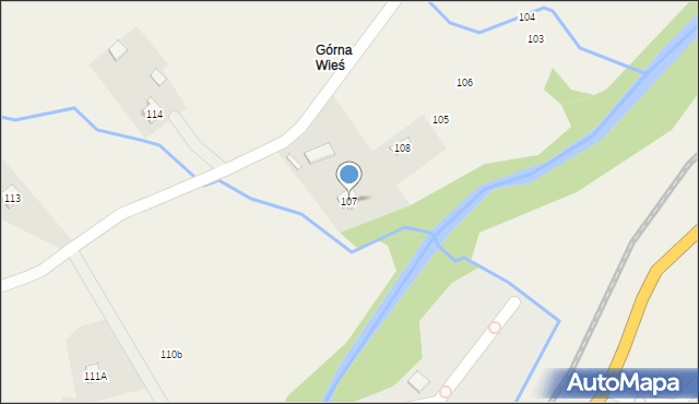 Brzegi Dolne, Brzegi Dolne, 107, mapa Brzegi Dolne