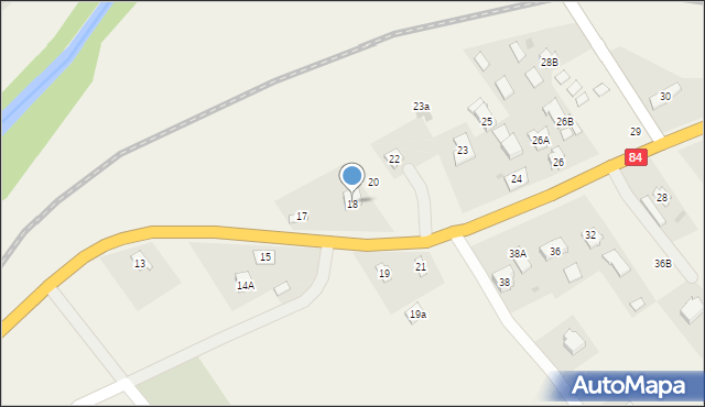 Brzegi Dolne, Brzegi Dolne, 18, mapa Brzegi Dolne