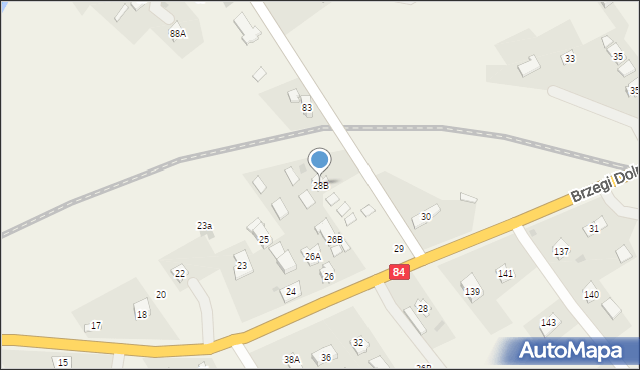Brzegi Dolne, Brzegi Dolne, 28B, mapa Brzegi Dolne