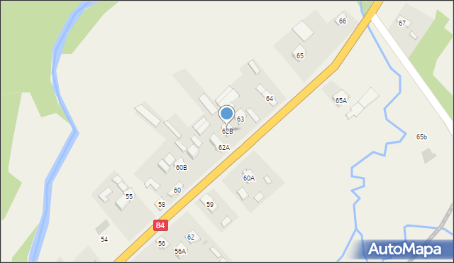 Brzegi Dolne, Brzegi Dolne, 62B, mapa Brzegi Dolne