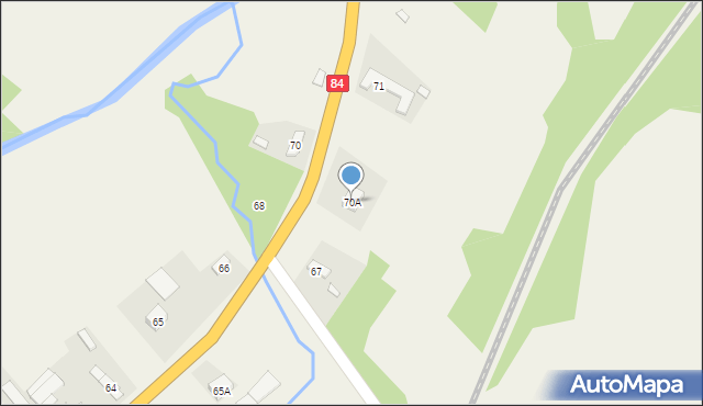 Brzegi Dolne, Brzegi Dolne, 70A, mapa Brzegi Dolne