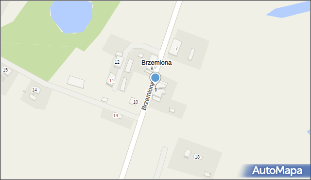 Brzemiona, Brzemiona, 9, mapa Brzemiona