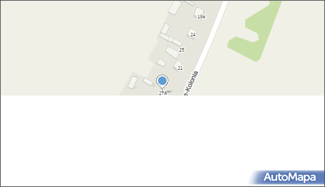Brześce-Kolonia, Brześce-Kolonia, 27A, mapa Brześce-Kolonia